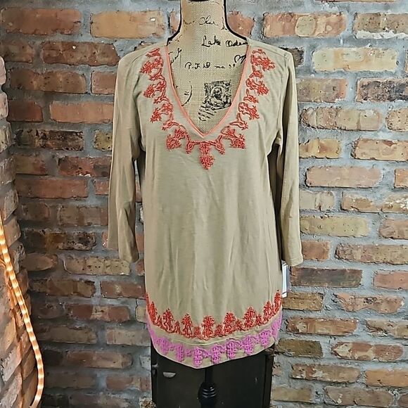 NWT Charter Club Garden Party mini dress size Large - Picture 1 of 12